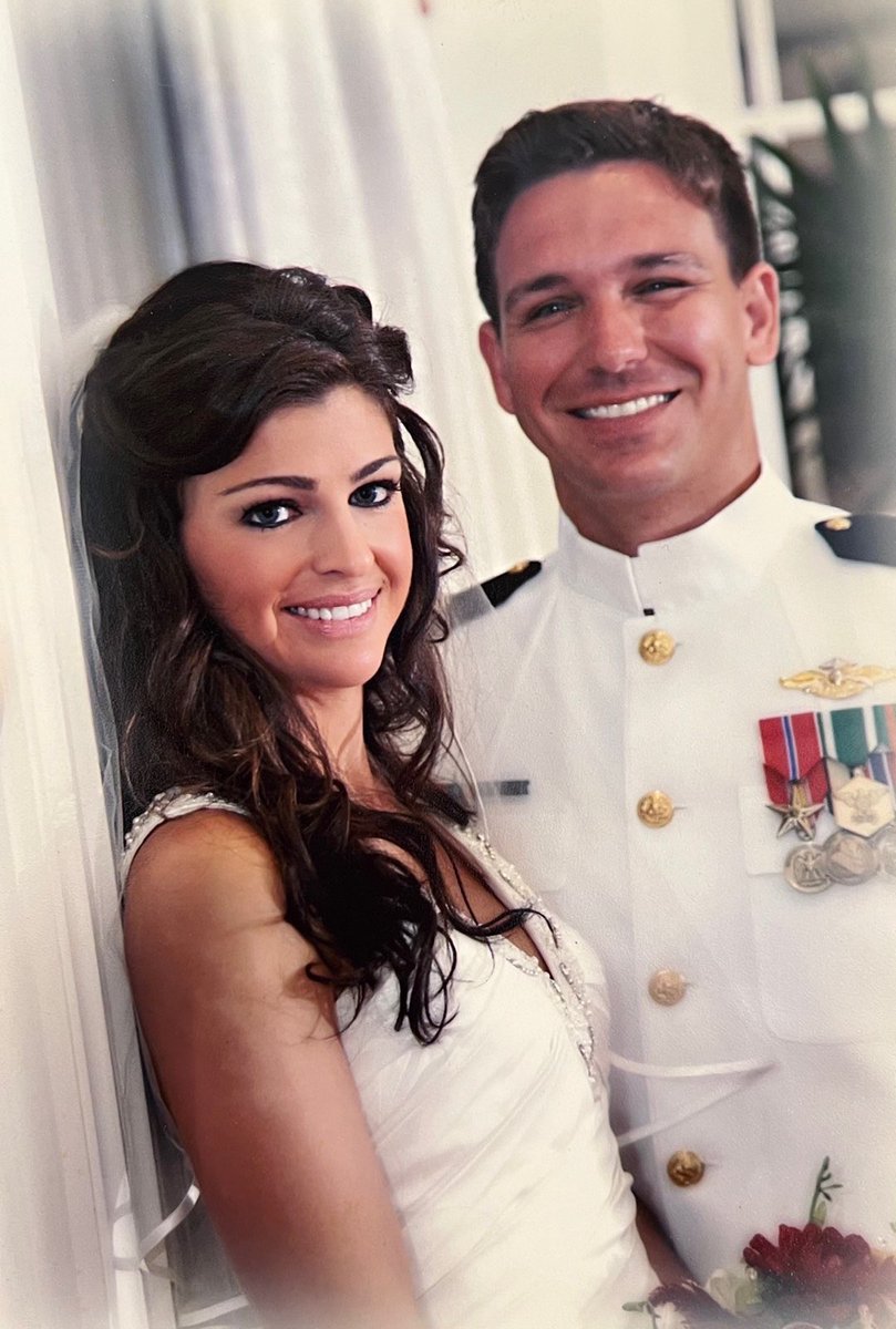 Happy Anniversary to my beautiful wife, @CaseyDeSantis! I am so thankful for our marriage every day, you are an amazing wife, mother and friend. Love you so much!