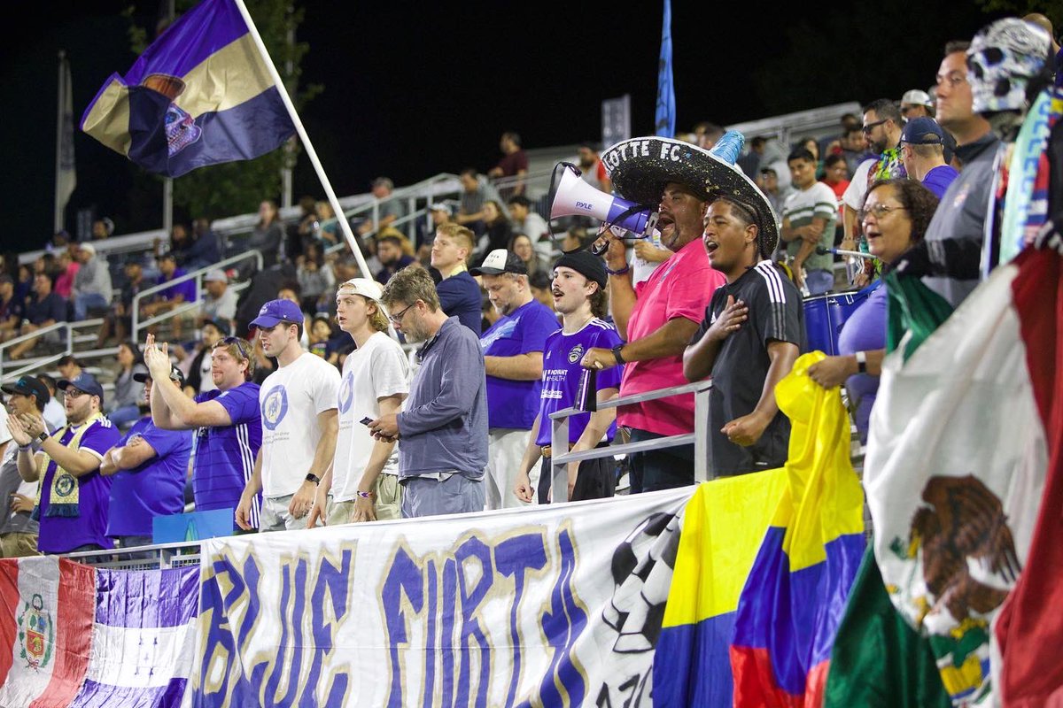 Section 114 was 𝙚𝙡𝙚𝙘𝙩𝙧𝙞𝙘! ⚡️

Thank you <a href="/meckreserves/">Meck Reserves</a>, <a href="/IndepUltras/">Independence Ultras</a>, <a href="/BlueFuriaCLT/">Blue Furia CLT</a> and more for an unforgettable night.

#WeAreCLT