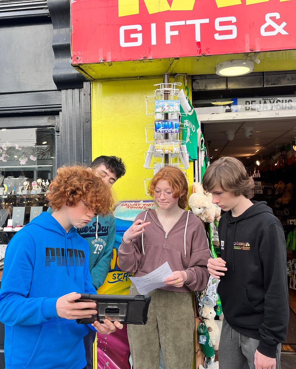 galwayetss's tweet photo. Our PBL week ended with a team scavenger hunt around Galway city on Friday!
A great way to explore our new surroundings, work together, respect each voice and be open to the suggestions of others ๐
#teambuilding #pblweek #restorativepractice #relationshipbuilding @connect_rp https://t.co/r3R8tJx3Wo