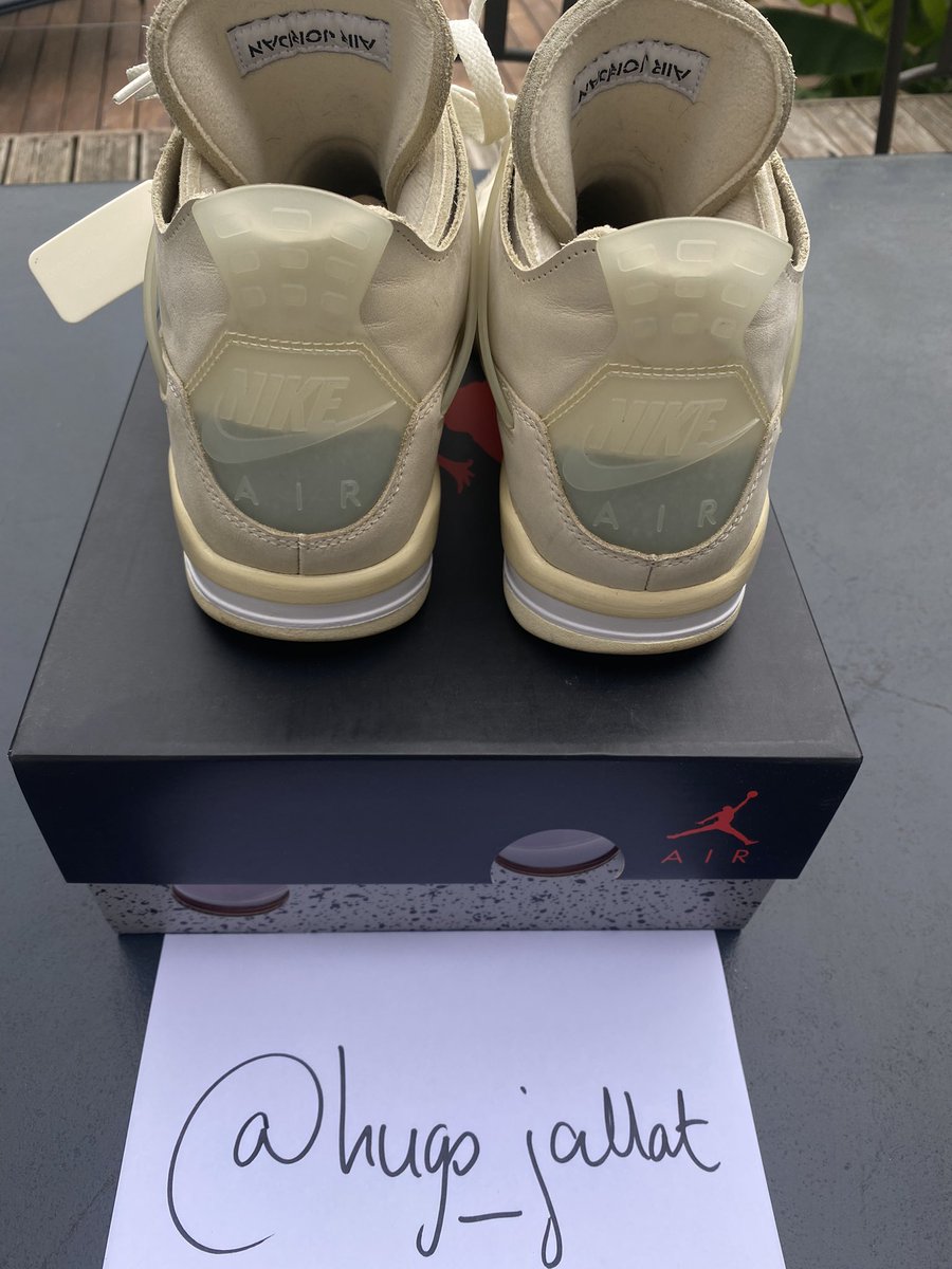 hugojallat's tweet photo. Yo!

WTS J4 OW Sail en 8,5us men.
Cop sur SNKRS (facture à l’appui).
Je l’ai portée mais j’en ai pris très soin ! État 8,75-9/10. + de photos en pv.
OG box with OG all.
Dm si intéressé !

RT/fav appréciés 🫶🏼✨🙏🏼

PS : WTB dunk sb stussy cherry 8,5-9us au passage🥹 https://t.co/7gsOc63Lji