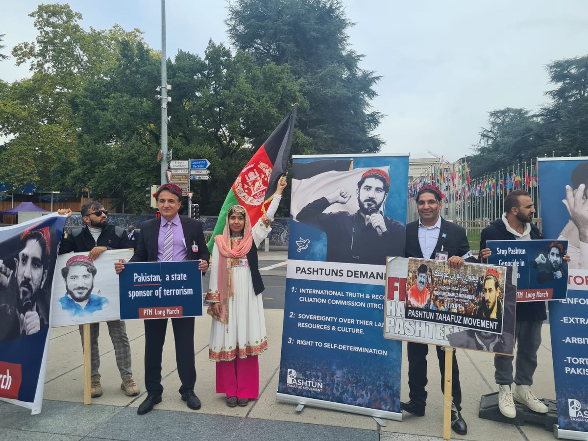Ikrampashteen10's tweet photo. A conference on Afghanistan and Pakhtunkhwa was organized within @UN in Geneva and Afghans who knew political cultural and national values ​​participated in the protest of #PTM #PashtunLongMarch2Geneva #PTMProtestGeneva #AfghanProtestGeneva #LetGirlsLearn https://t.co/J8lCuTN1Se https://t.co/QRLW1tmUrz