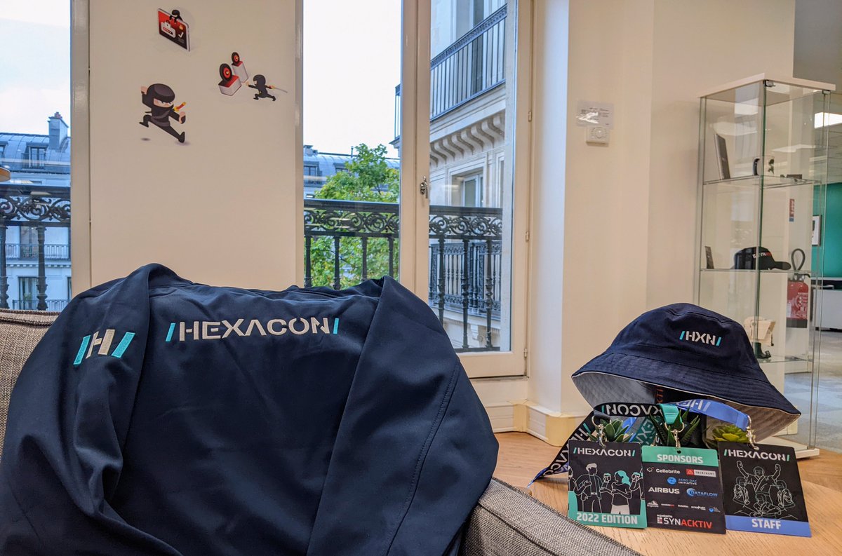 The hype is growing and the goodies are trickling in!

📅 14th &amp; 15th of October

Book your seat now, we are almost sold out!

👉 hexacon.fr/register/

#HEXACON2022