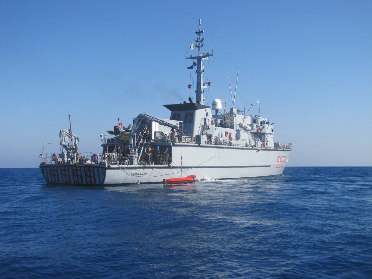 SM_Difesa's tweet photo. Nave Viareggio della #MarinaMilitare, cacciamine aggregato allo Standing #NATO Mine Counter Measures Group 2 SNMCMG2, ha concluso l’esercitazione Dynamic Mariner / Mavi Balina 2022 nel Mediterraneo Orientale

#ForzeArmate🇮🇹 #UnaForzaperilPaese
#WeAreNATO #StrongerTogether https://t.co/EZVnXbFoCB