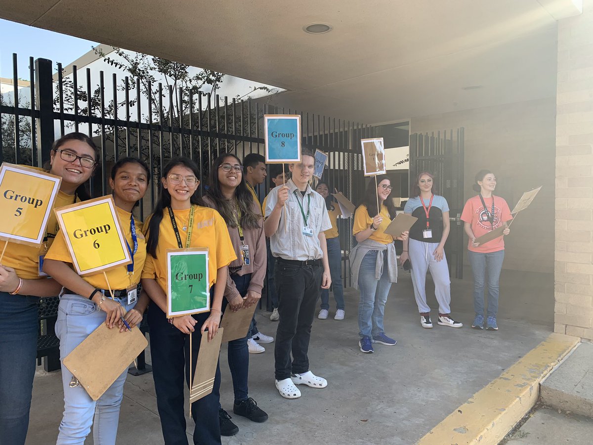 We are super excited about our 8th grade tours <a href="/guthrie_center/">The Guthrie Center</a> this week! Look at this great group of student leaders ready to showcase all the great opportunities here! <a href="/SBISD/">Spring Branch ISD</a>