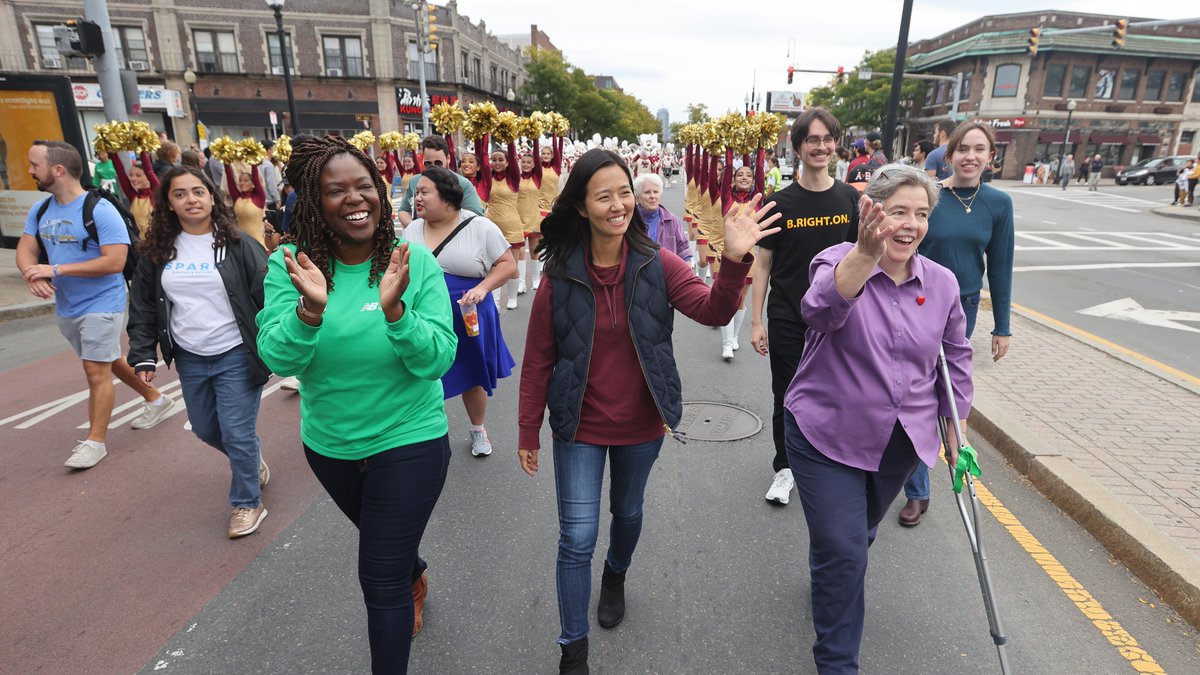 MayorWu's tweet photo. Beautiful day yesterday starting with the Brian Honan 5k &amp; celebrating the return of the Allston Brighton Parade! https://t.co/HRfgTUJasT