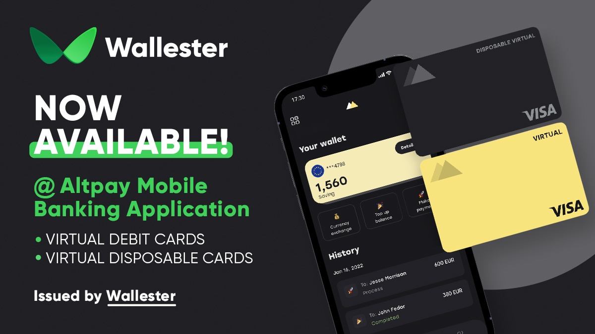 Wallester is celebrating the end of the month with yet another successful launch with <a href="/altpayuk/">AltPay</a>!

Thank you for trusting us and for letting us be a part of your journey 🎉

More about Altpay: altpay.uk/business
Book a Free consultation with Wallester: info@wallester.com