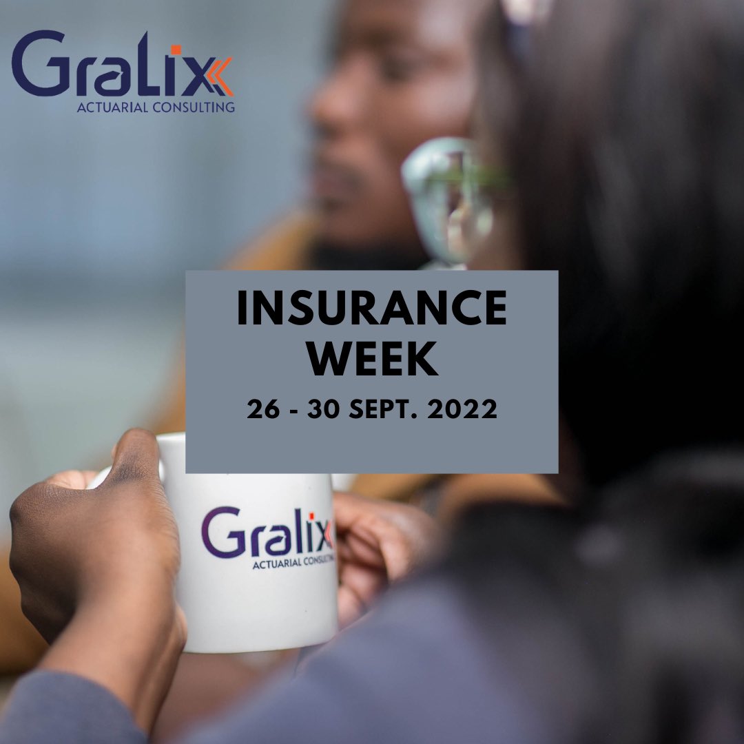 GralixActuarial's tweet photo. This week (26-30 September 2022) is #InsuranceWeek2022 in Zambia under the theme:
'Insurance - Solutions for a better tomorrow.'
Stay tuned to our pages for insurance content everyday this week!
#InsuranceWeek2022 #IW2022 #financialliteracy @PIAZambia https://t.co/xGrNnNs4dQ