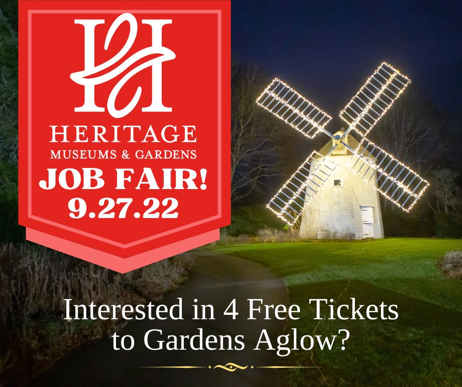 Interested in joining our team of part-time, seasonal staff? What about 4 free tickets to Gardens Aglow?
Positions are available for part-time, seasonal staff right now and for our Special Events Season, including Gardens Aglow! Info at hmg.social/Job-Fair