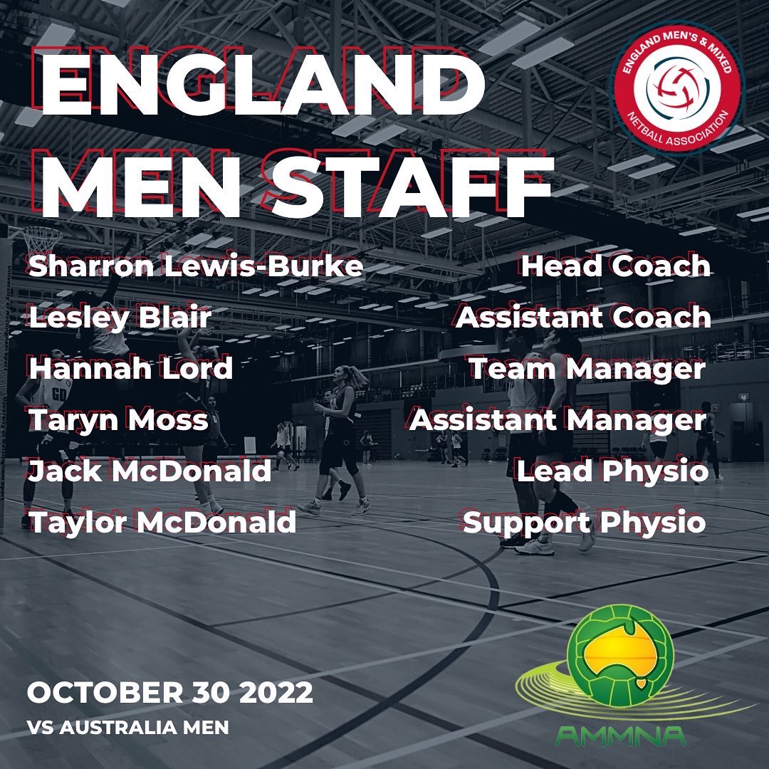 🥳 We are delighted to announce our Men’s Squad led by <a href="/coach1lb/">Sharron Lewis-Burke</a> for our <a href="/ammnamensmixed/">AMMNA</a> tour 🥳 

Please join us in congratulating the players and wish them the best of luck for the upcoming tour! 😍🥳

We cannot wait to share so many great things with you soon! 

#netballforall