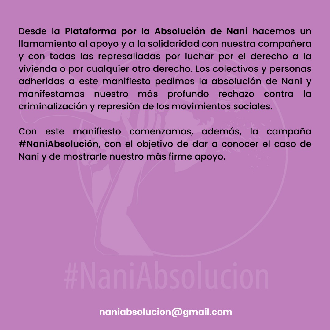 Plataforma Absolución CS 13 Rosas tweet media