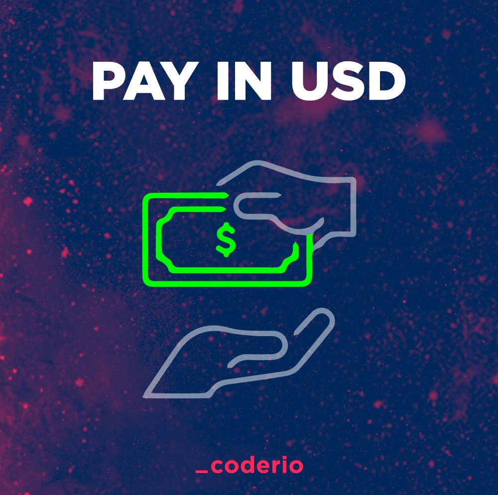 coderio_'s tweet photo. 🏡100% remote: work where you want with people from all the world
💵Pay in USD 
📶Internet bonification
2/3 https://t.co/oGSPiYSYCF