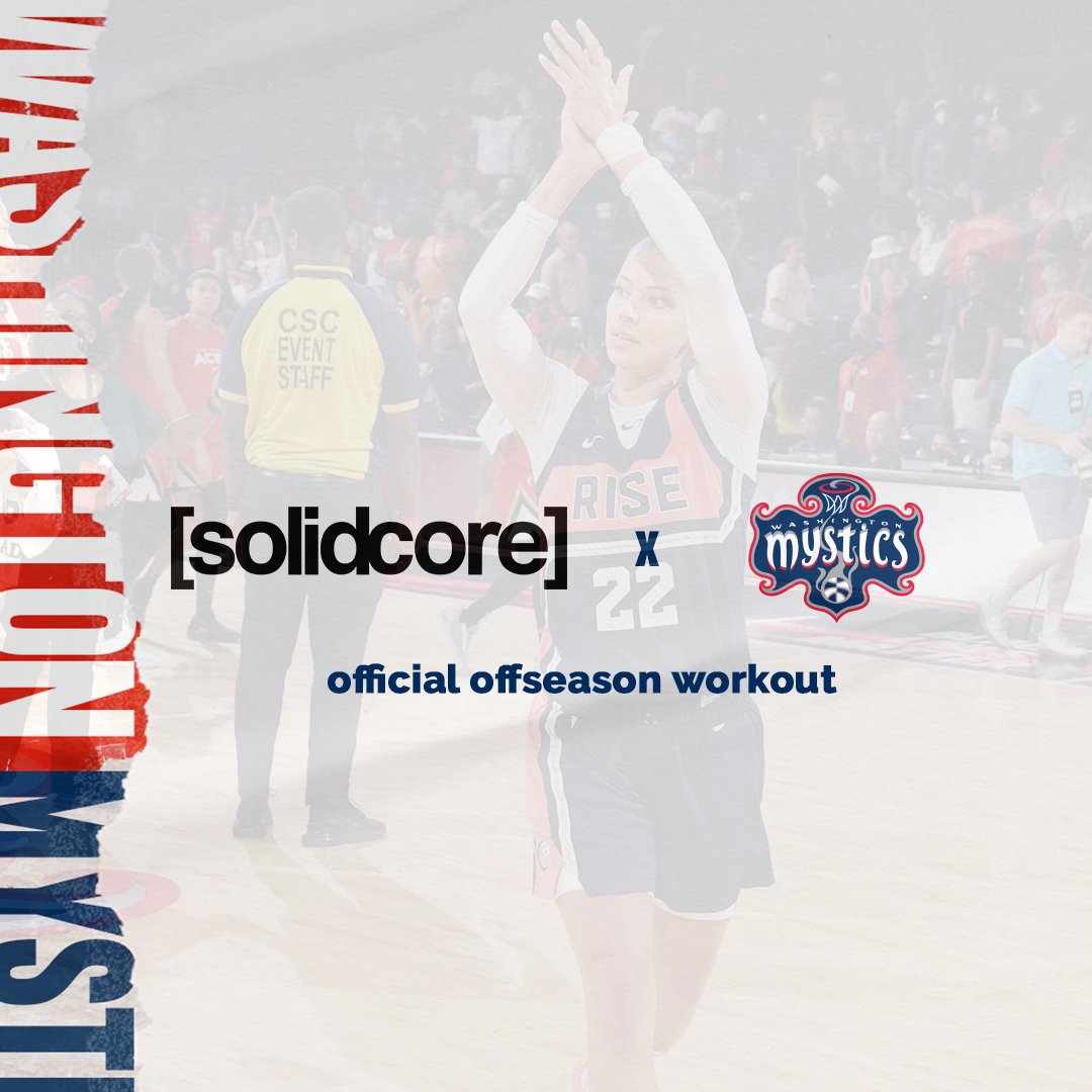 we're so excited to announce that we are the new official off-season workout of the @washmystics! with the help of @alyshaclark we can't wait to inspire fans to uncover their strength and unlock their greatness whether they are on or off the court 💪