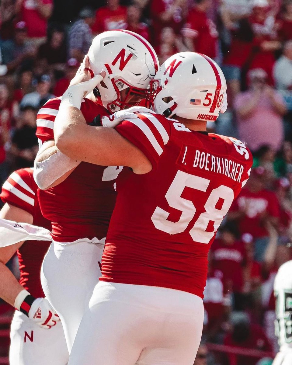 Brothers since birth - Brothers on the field - Brothers in SigEp

Nate Boerkircher, ’24 and Ian Boerkircher, ’22 from Nebraska Alpha at Nebraska celebrate after Nate scored his first career touchdown at the Huskers Memorial Stadium … and on his 21st birthday!