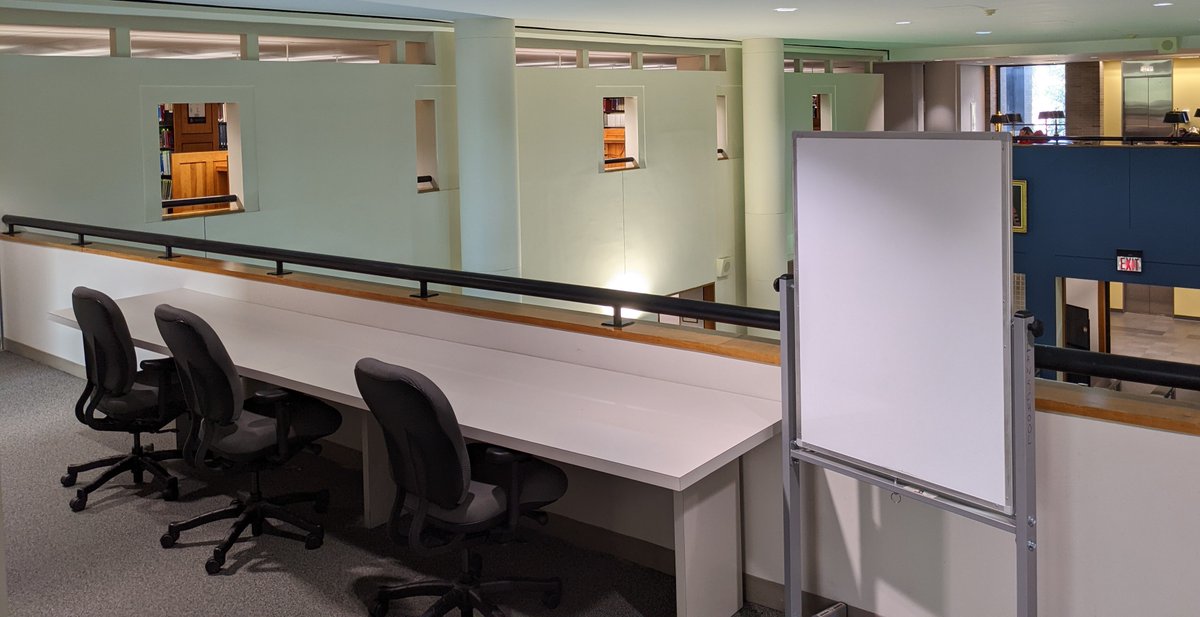 Looking for a new study space option? We recently added this new seating area on 1M, close to the scanner alcove.