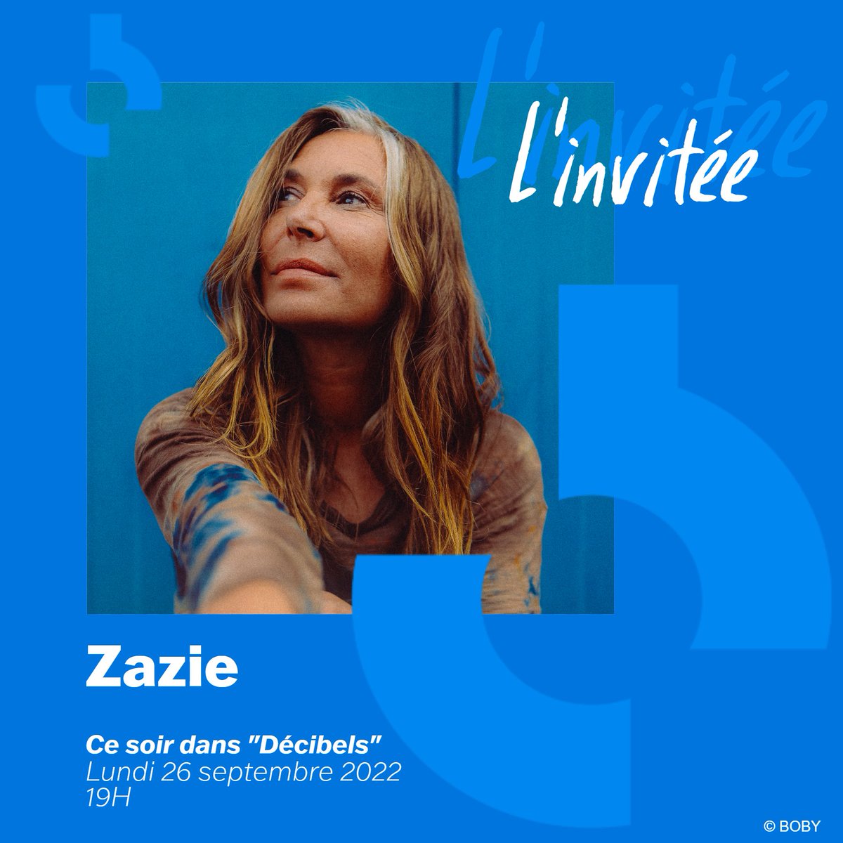 EmilieRadioFr's tweet photo. À ce soir @Zazieonline 💙 #DécibelsFB @francebleu https://t.co/PPLMeVZJzB