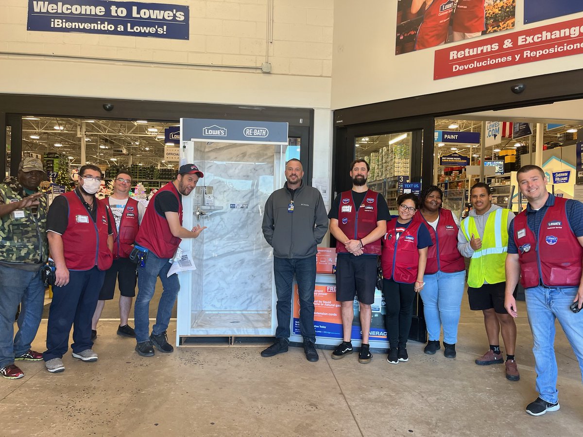Rise &amp; Grind...the Bath Training doesn't stop! 🛁👏

Thanks Eatontown #1548 for your participation &amp; support this morning at the manager's meeting! We appreciate you all having us out! 

<a href="/Mike_Figurelli/">Mike Figurelli</a> <a href="/MarkScalfani/">Mark Scalfani</a> <a href="/TweetUsR30/">TweetUsR30</a> <a href="/specialtylowes/">Specialty & Services Selling at Lowe’s</a> @lowes <a href="/Rebath_Lowes/">Re-Bath of Lancaster</a> @rebathNJ