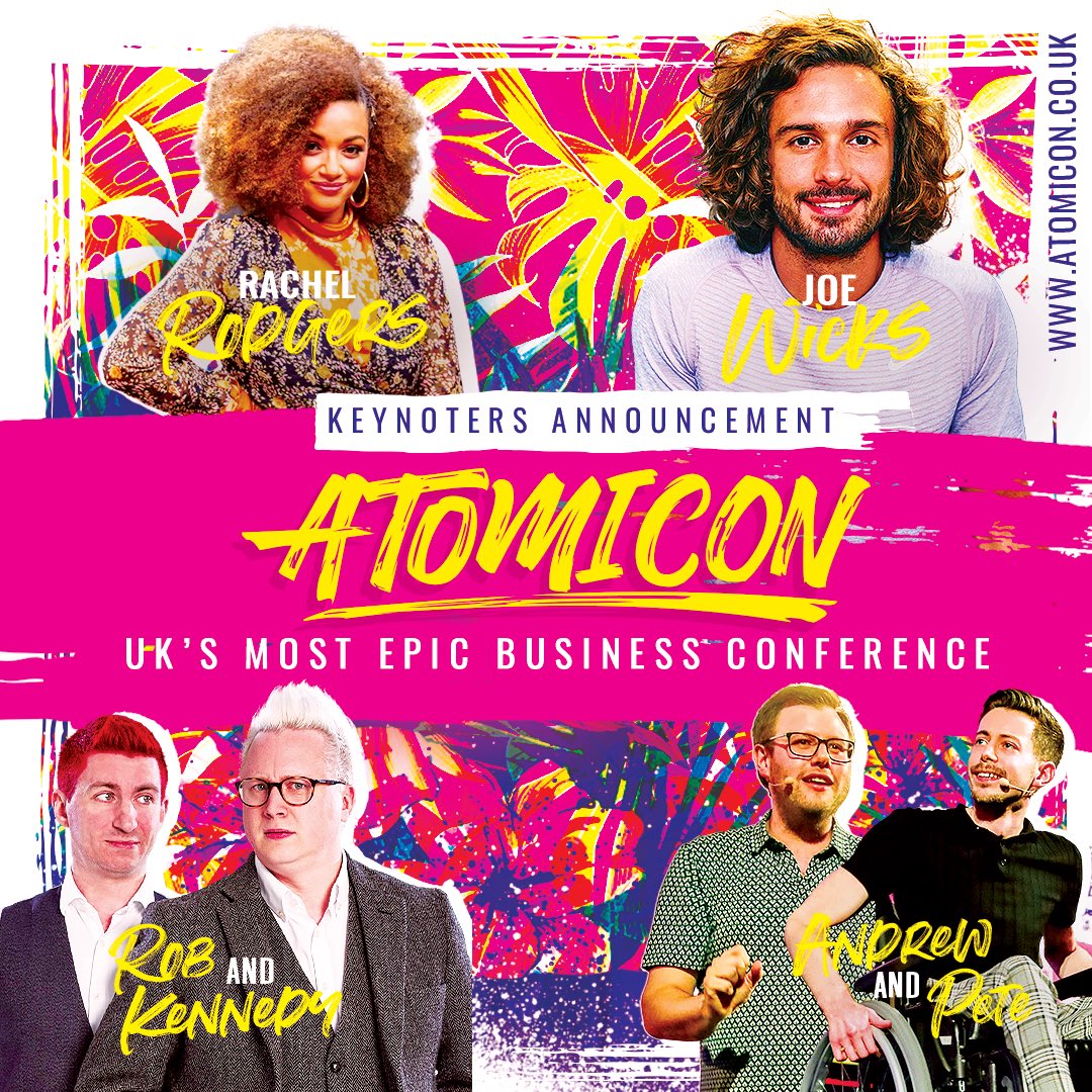 MartinHuntbach's tweet photo. OK, @andrewandpete might have peaked with this #ATOMICON23 line-up. Have you seen it yet? https://t.co/DHjnS9wdvr
#ATOMICON23 #BusinessConference #TeamATOMIC https://t.co/Y6IvY81ilX