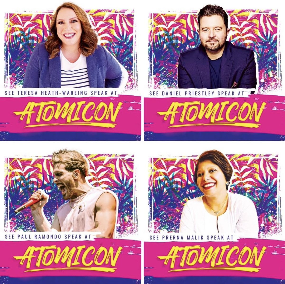 OK, <a href="/andrewandpete/">Andrew and Pete</a> might have peaked with this #ATOMICON23 line-up. Have you seen it yet? atomic.site/atomicon/aap=2…

#ATOMICON23 #BusinessConference #TeamATOMIC