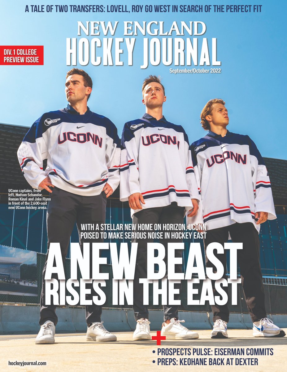 NEHockeyJournal's tweet photo. 🔥 It's Magazine SZN 🔥

Gracing the cover of the September/October 2022 edition of the New England Hockey Journal magazine is @UConnMHOC looking to become @Hockey_East's next powerhouse. 

FULL MAGAZINE: https://t.co/jpacsKzWRb https://t.co/MS722TQ67I