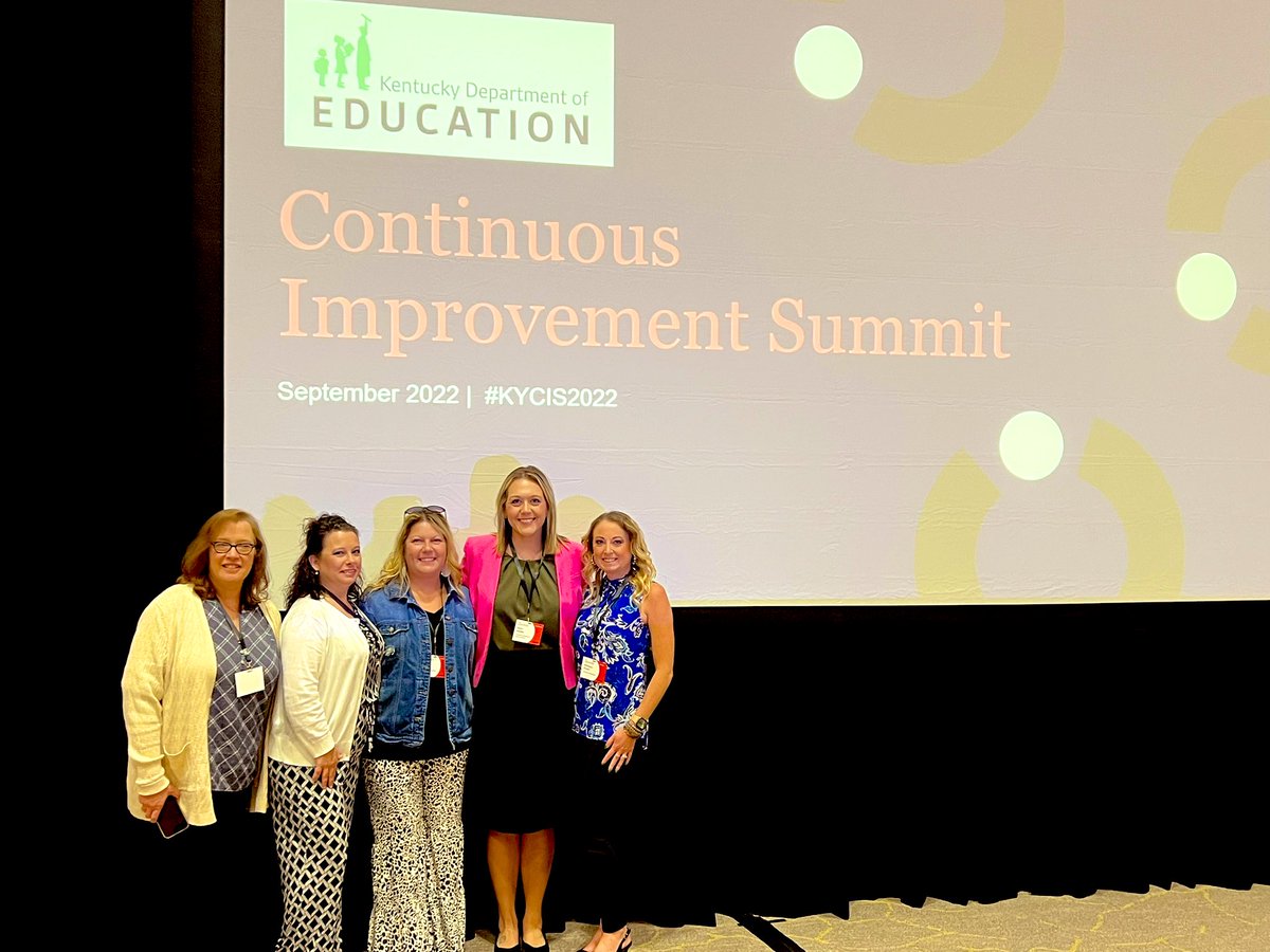 We are ready for two days of learning at the Kentucky Continuous Improvement Summit #kycis2022