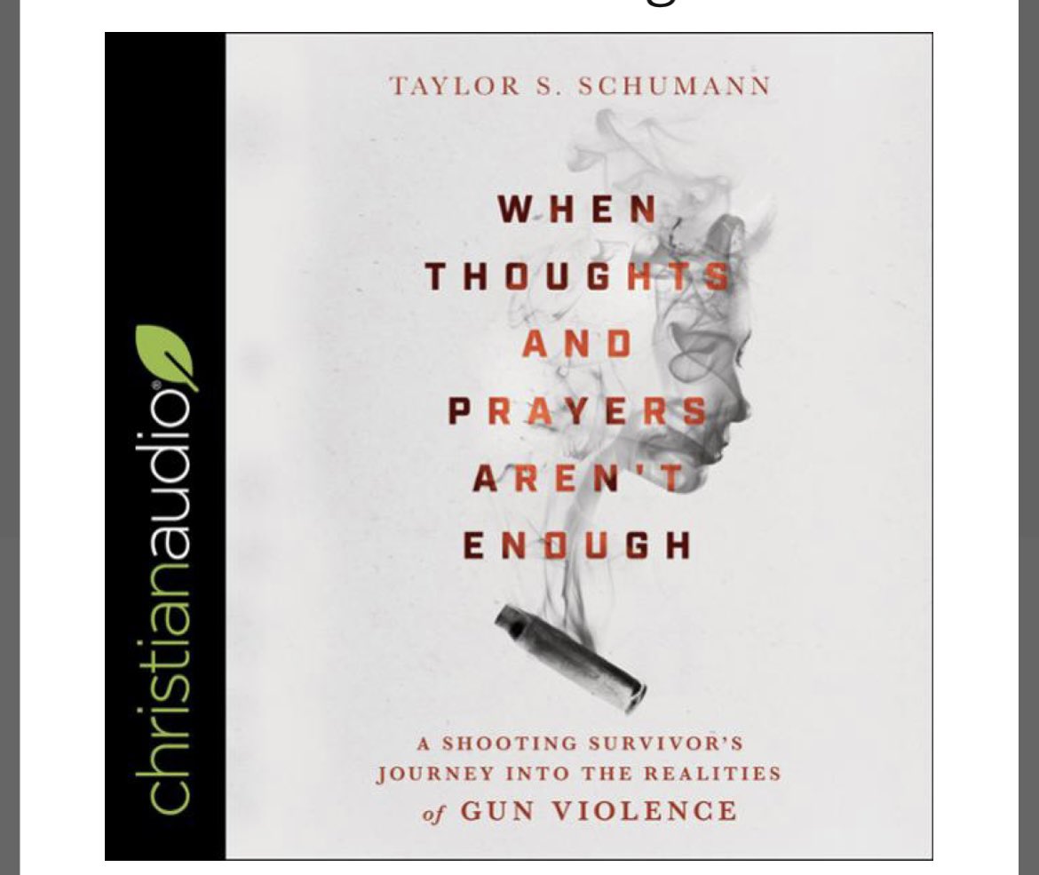 NpTrauma's tweet photo. Very powerful book. I highly recommend that everyone reads or listens to it regardless of your stance on gun reform! ⭐️ ⭐️ ⭐️ ⭐️ ⭐️ #Trauma #GunViolence #GunReform https://t.co/CS3ujcCRx8