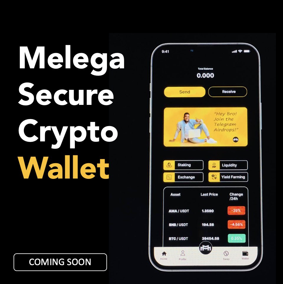 🔥COMING SOON🔥
✅melega.finance does not want to be just an AMM DEX but a set of tools and services to allow you to have a unique experience in the Crypto world 🌍
￼
RT+LIKE+POST your bsc address 👇 Next Air Drop coming very soon 💸
#melega #melegaswap #dex #defi