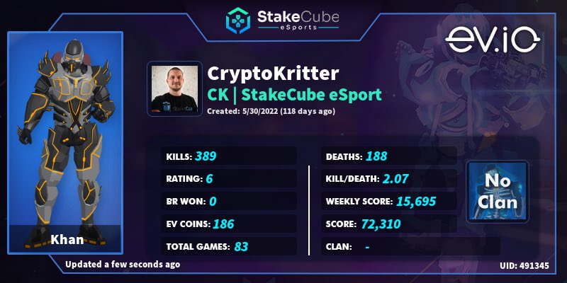 CryptokritterCK's tweet photo. Thanks, David from @play_evio for a great first meeting. We at @SC_eSports_ love the game and thank you for the feedback on our discord bot command for https://t.co/01pG3J8Ciz stats

#web3 #eSports https://t.co/VTIVM60ZI5