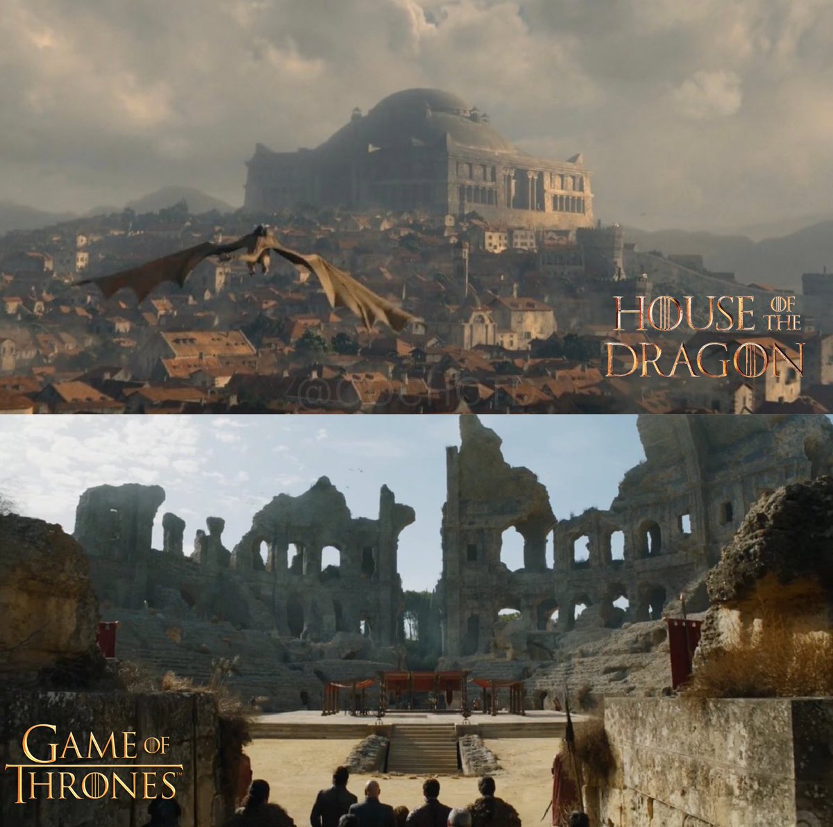 out of context house of the dragon on Twitter: "The Dragonpit at its height  and ruin #HouseOfTheDragon https://t.co/XV7Isa6pVv" / Twitter