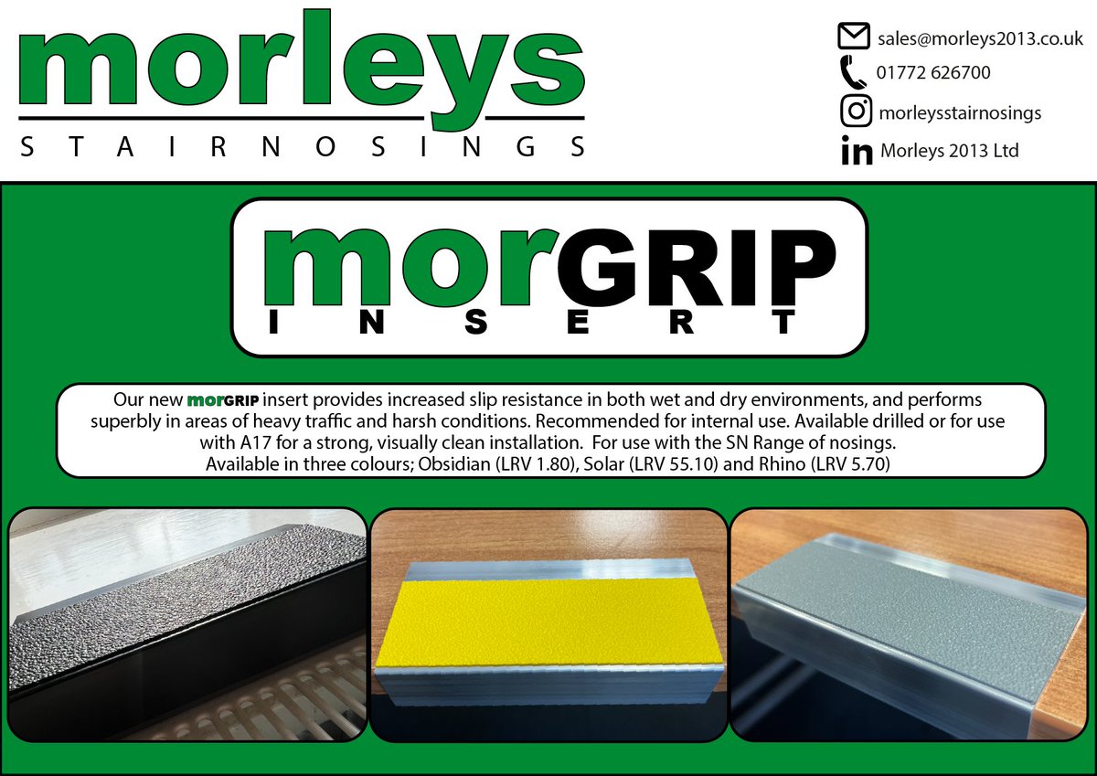Morleys Stairnosings & Adhesives tweet media