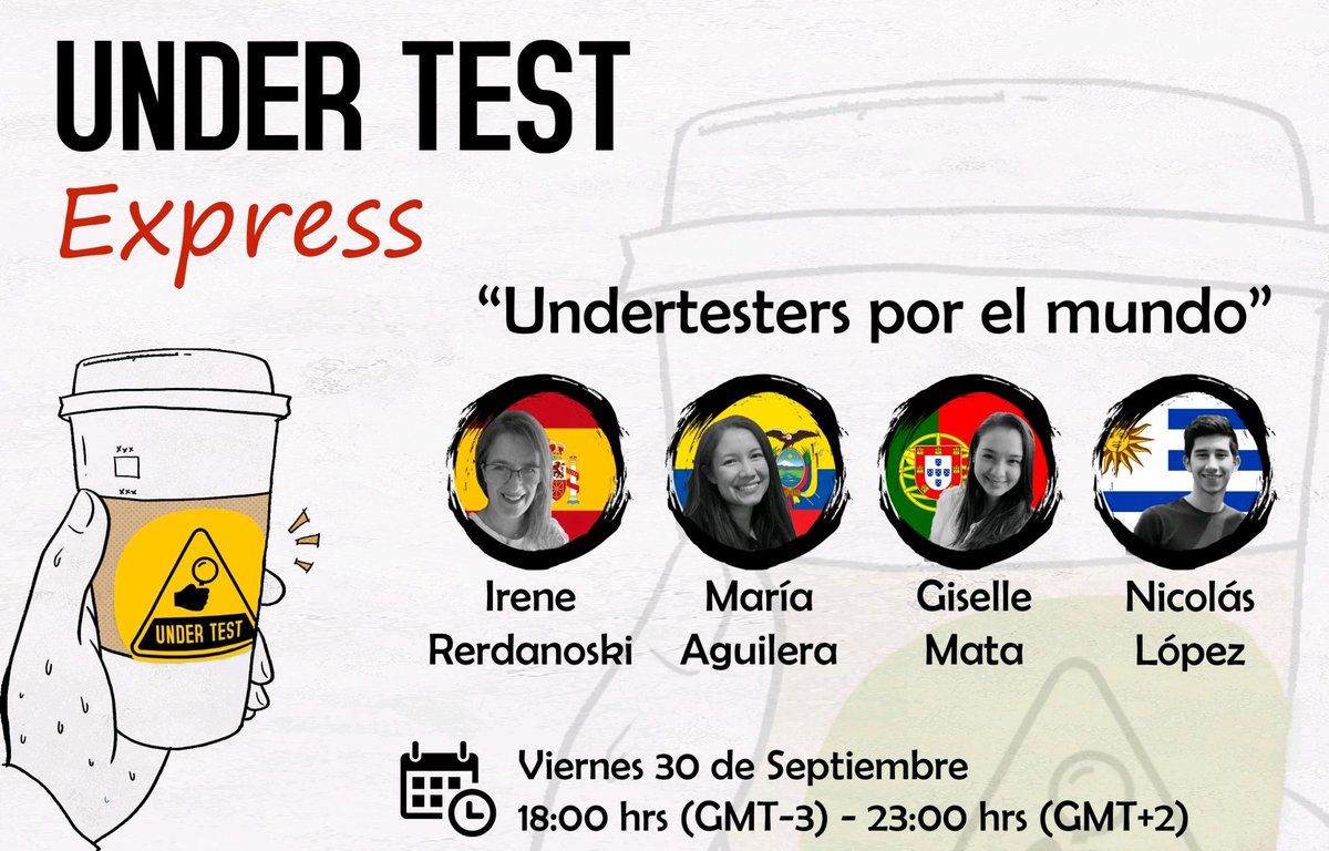 undertest_es's tweet photo. Próximo Viernes se viene una cita de #UTExpress que promete 😎
Tendremos a 4 miembros de Under Test que nos estarán contando todo sobre cómo ha sido su proceso de emigrar buscando nuevas oportunidades laborales.
Regístrate aquí 👉 https://t.co/YmKaLKbRDZ https://t.co/ptXVefy64V