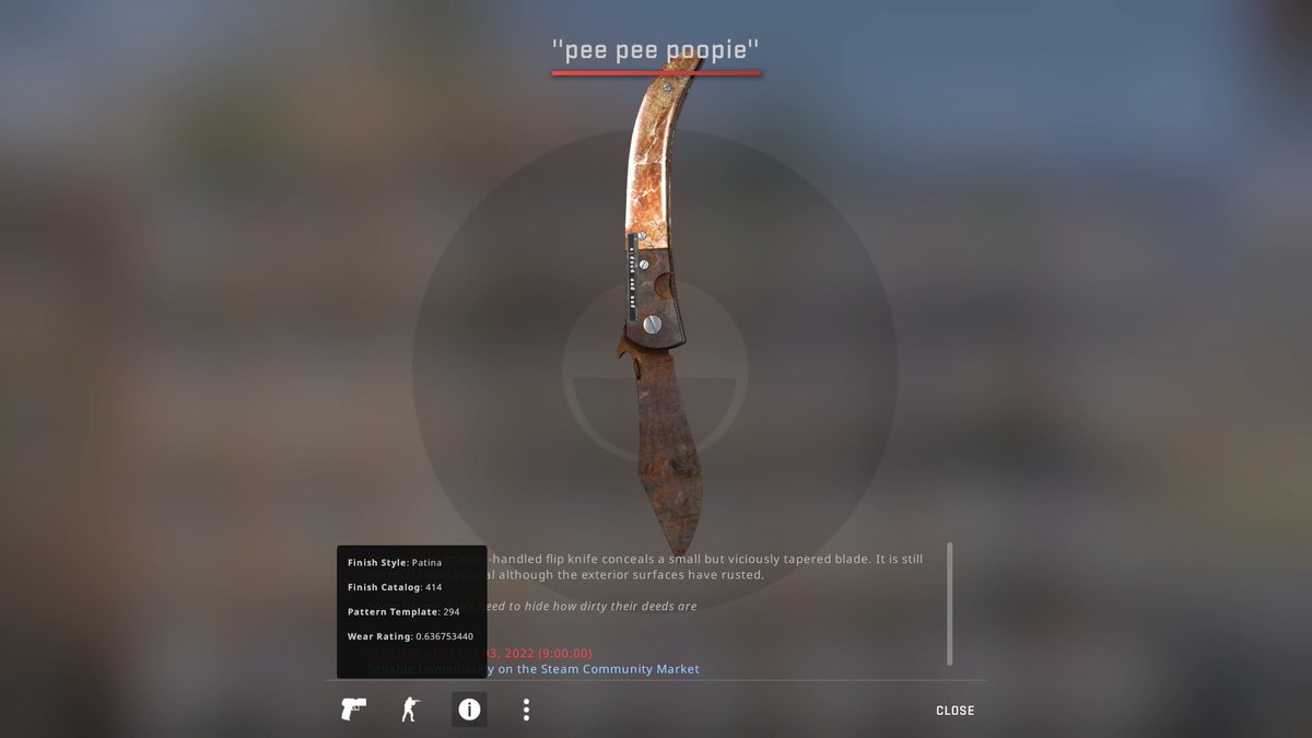 🐱Navaja Knife | Rust Coat KNIFE GIVEAWAY🐱

▶️Follow Me
▶️RT + TAG 1 
▶️Show some Love on the new HELLCASE video!
(must show proof)
youtu.be/yGL3TqJCPaA

Rolling in a couple days!
#CSGO #CSGOGiveaway #csgoskinsgiveaway