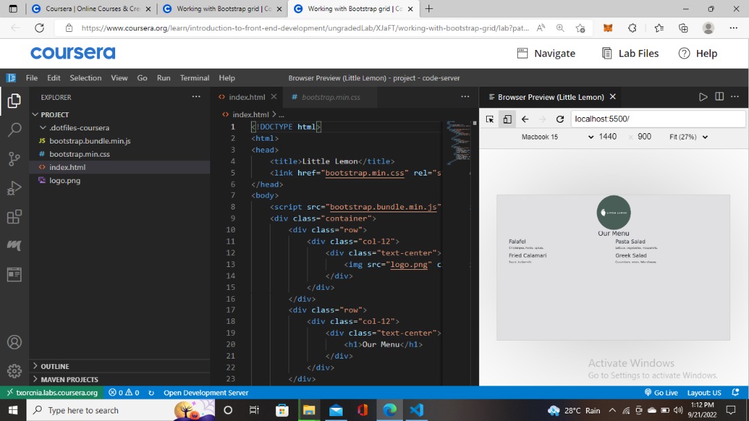 FavourFae's tweet photo. Working with Bootstrap components and using bootstrap documentation and other CSS frameworks and Libraries.
It's been very eventful and fascinating to say the least...
I hope to keep pushing while I keep you updated.. 
See you around 😊
#womenintech #frontenddev  #TechTrees https://t.co/eop7Ynj8L5