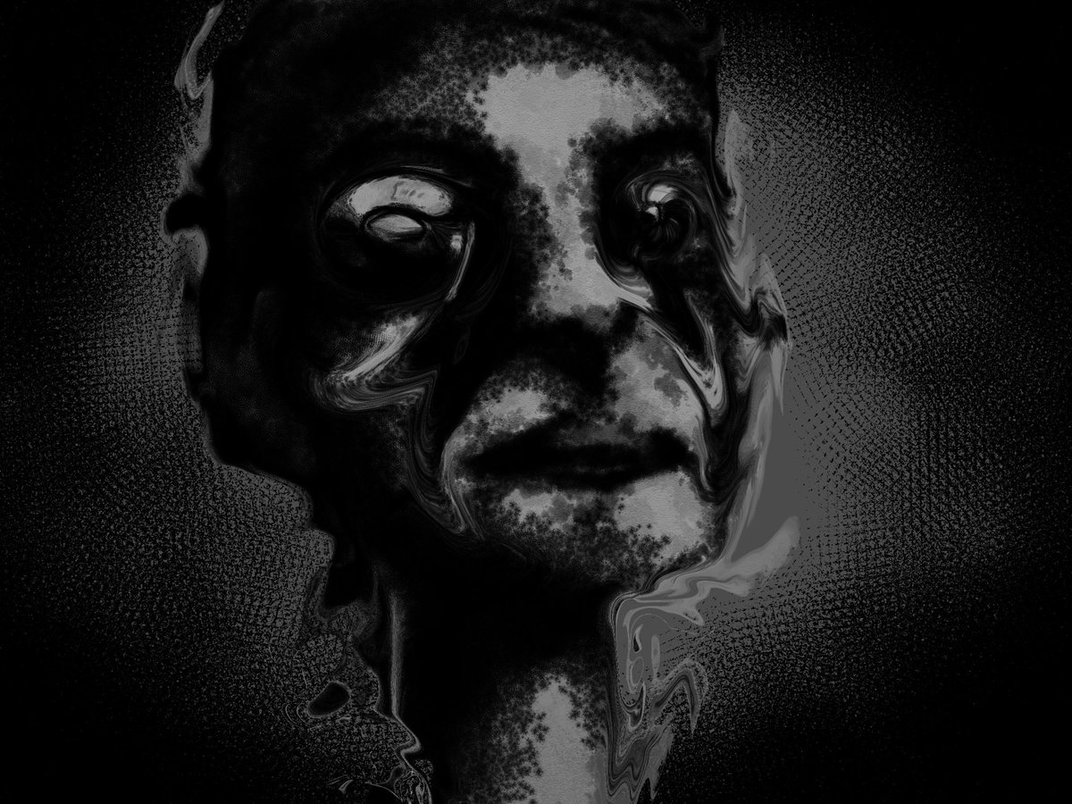 Still_Witt's tweet photo. Returning to my roots (horror) while testing out a new software https://t.co/c4RKsNVy9R