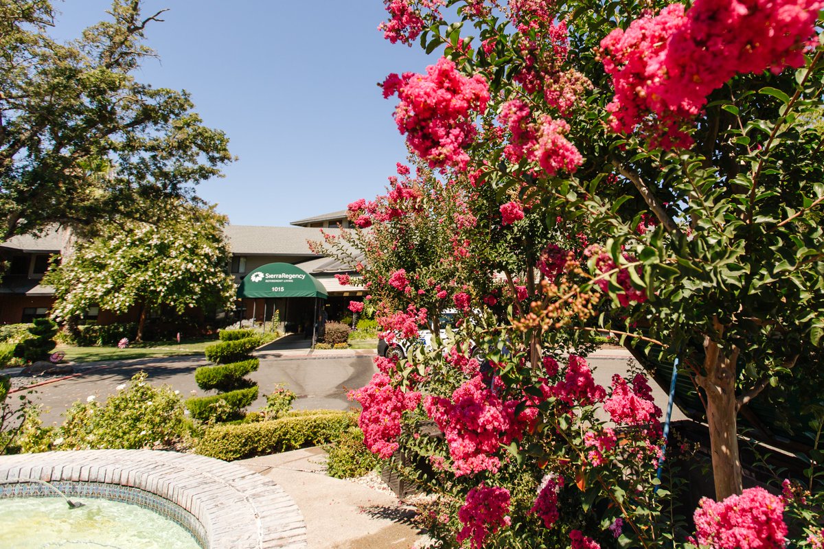 SierraRegency1's tweet photo. The grounds at Sierra Regency are so beautiful! 
#retirementliving #seniors #lifestyle #home https://t.co/eLk92f3KLD