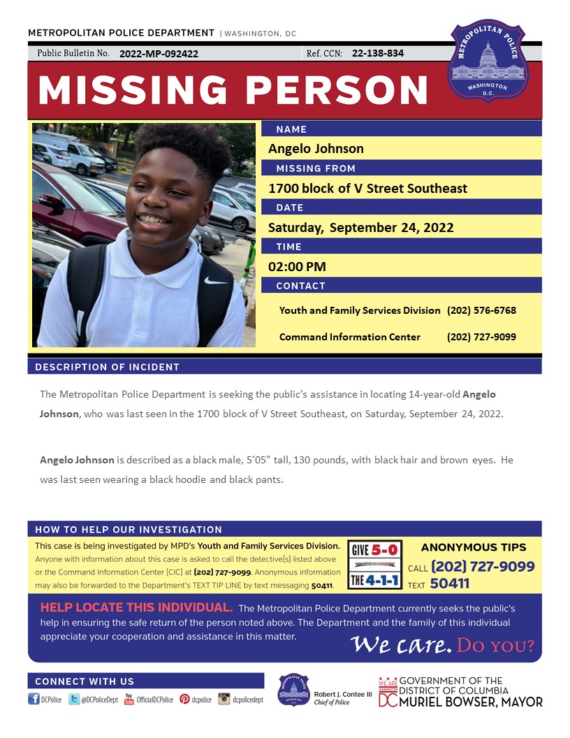 DC Police Department tweet media