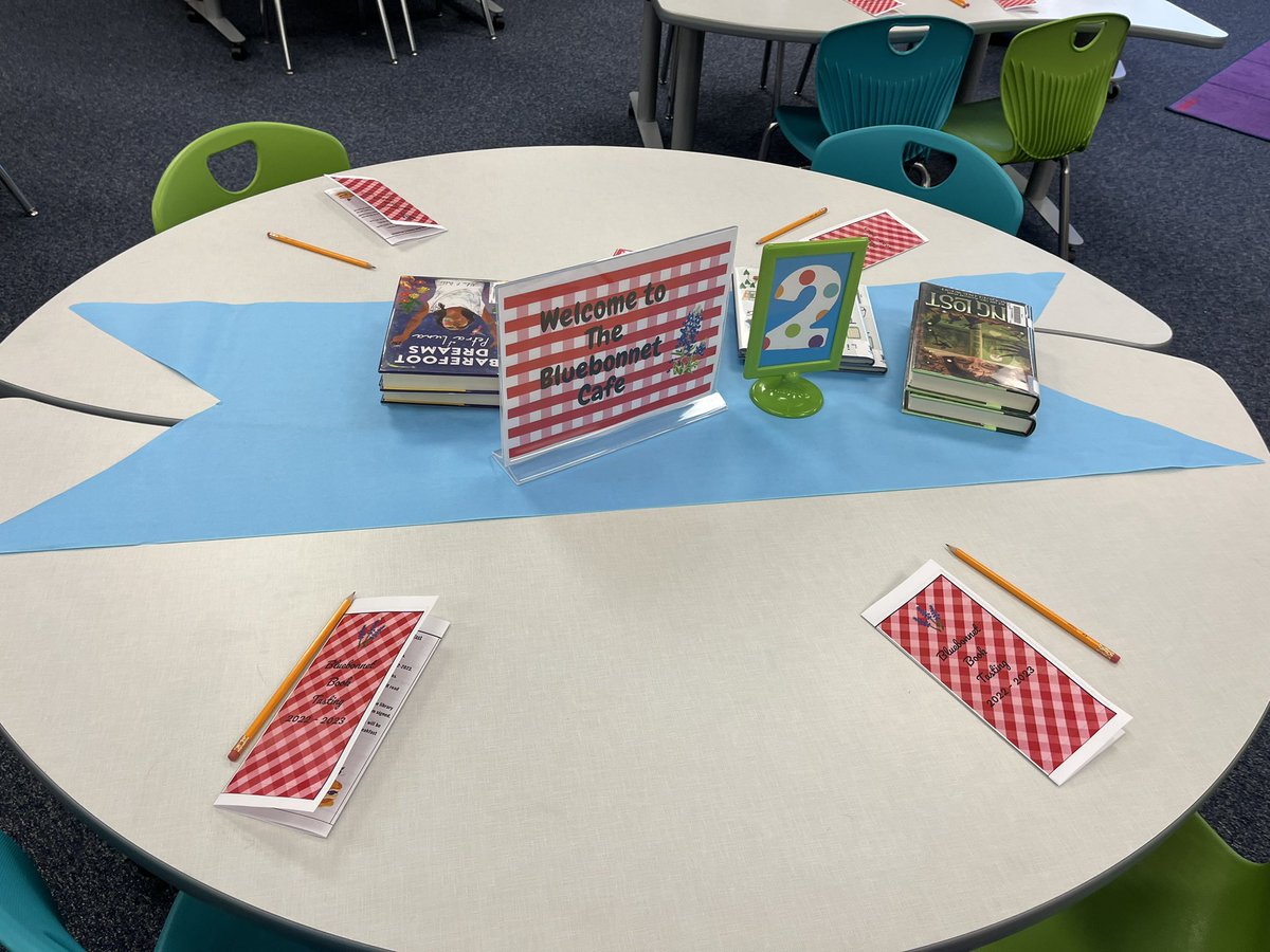 A_Colwell96's tweet photo. The @TBABooks Cafe is ready! I can’t wait for our 3rd-5th Lil’ Huskies to experience this! So many great books to choose from! 📖💛🌟 #glassignited @NISDLib @NISDGlass @nisdelemelar https://t.co/xDFYPNlQdZ