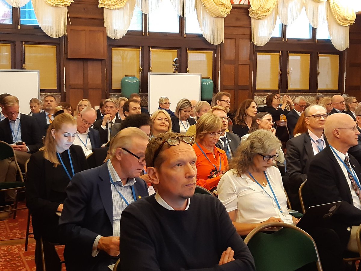 GCPHEU's tweet photo. @nordicunidays ready for a discussion on @EUResArea policy agenda with @ratsosi. Moderated by @AAUprorektor Anne Marie Kanstrup https://t.co/WjEYNWSK8o