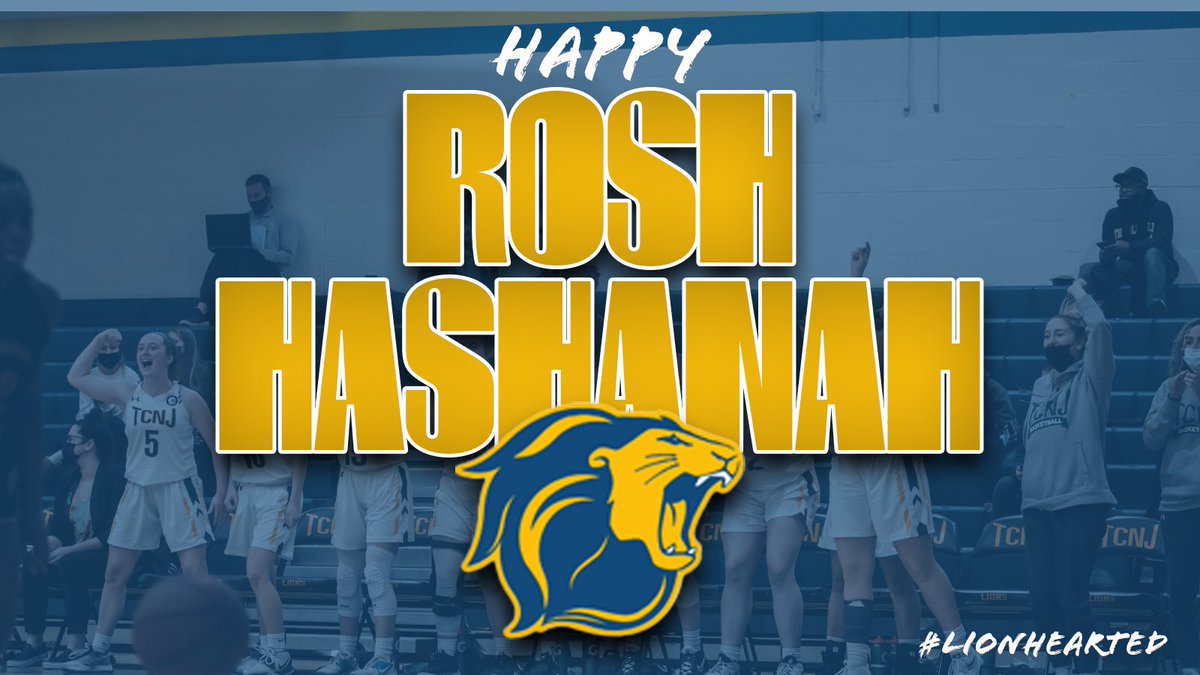 Shana tovah to all those celebrating the new year!!!🥳 #TCNJ #LionPride #LionHearted #D3Hoops