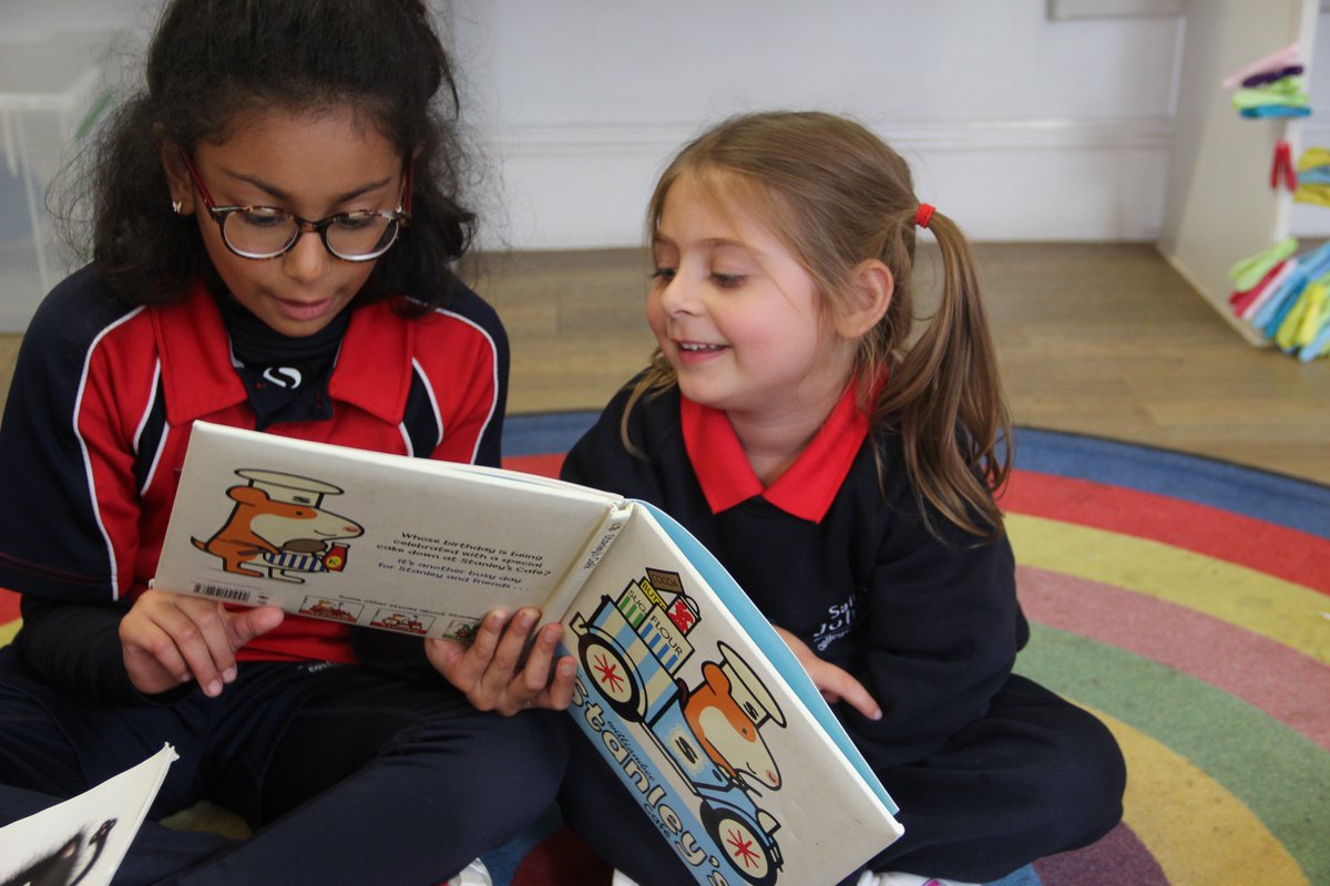 SJCS_Cambridge's tweet photo. Our KGs loved it when their F2 Buddies came to their classrooms &amp; shared books with them. What a great way to develop friendships over a story! "Stories are the most important thing in the world. Without stories, we wouldn't be human beings at all."
- Philip Pullman #friendship https://t.co/m0Jn13tXJw