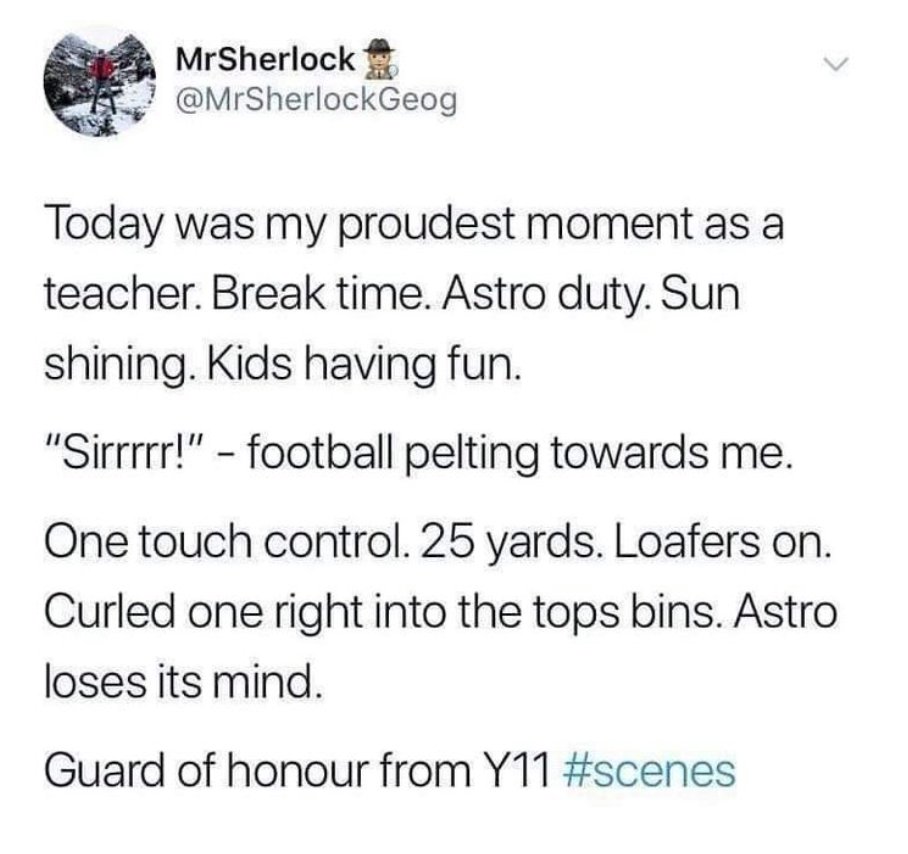sportbible's tweet photo. What a legend. https://t.co/Od3RZAnjIJ