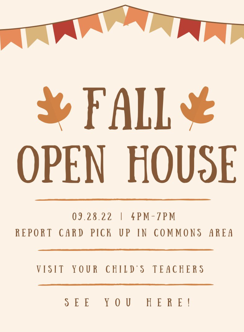 🍁 Parents set your reminder for THIS WEDNESDAY 🍁
