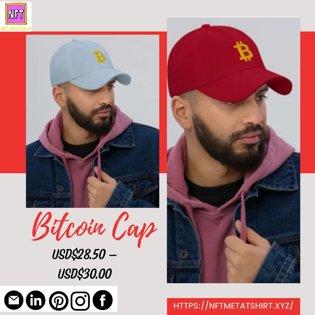 NftMetaTShirts's tweet photo. Bitcoin Cap
USD$28.50 β USD$30.00
#bitcoincap #cap #bitcoin #mencap #bitcoinhat #bitcoinhatforsale #capswear #menswear #caps #menscap #menstyle #brandedcap #capformen #fashionablecap #nftfashion #mensfashion #trendy #nft
https://t.co/4DRIJZmmPG https://t.co/nl3sFGqhXu