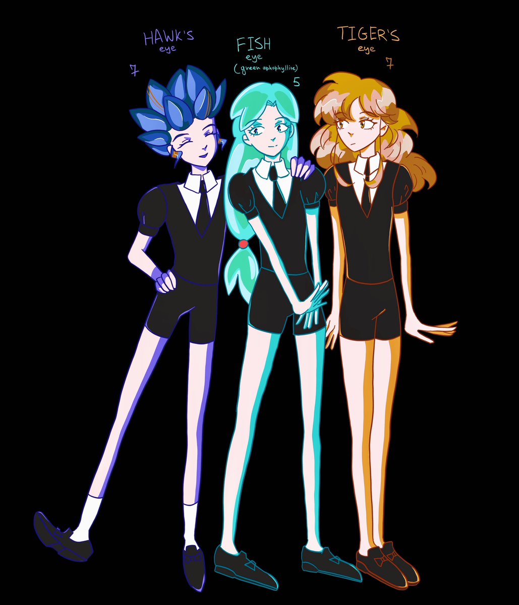 sailornishin's tweet photo. Maybe this is the strangest crossover you’ve seen today
#housekinokuni #sailormoon #amazontrio
(The stone named Hawk’s eye IS NOT PURPLE) https://t.co/blRjtbqxT7