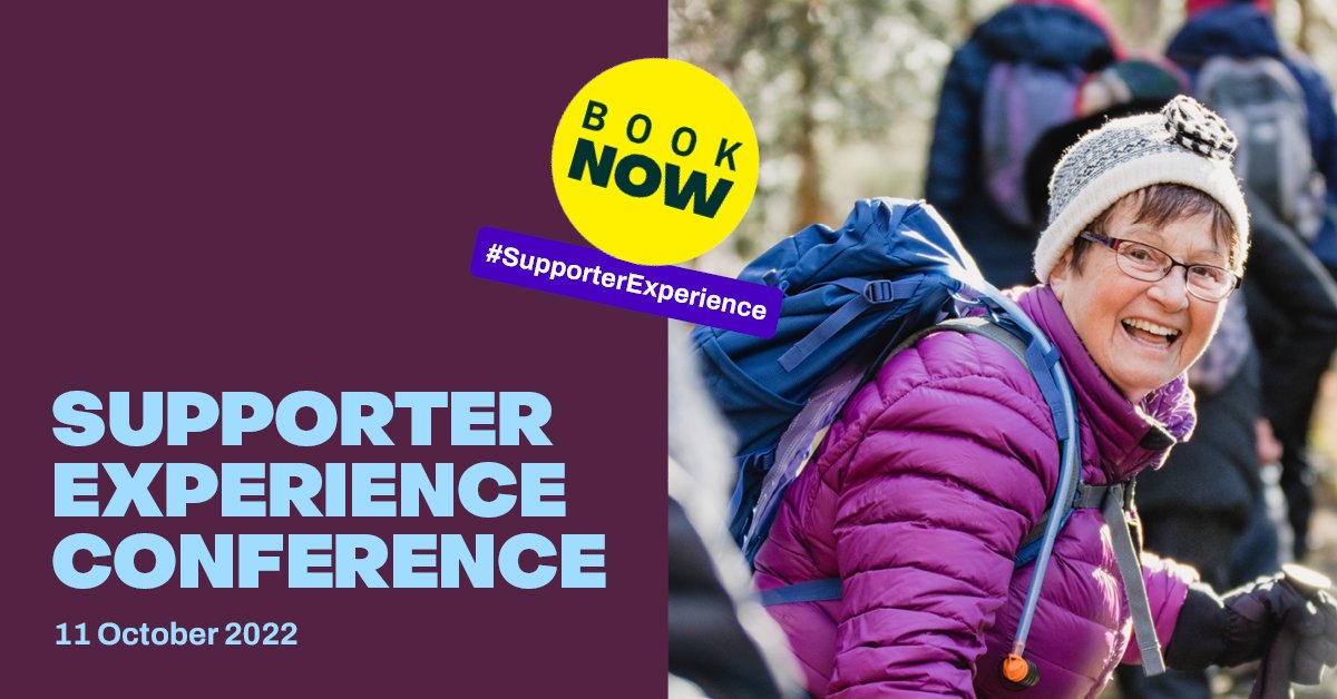 We're excited about our upcoming conference season starting with #SupporterExperience. Highlights include @joebarrell the Principal at Eden Stanley & author of Who Cares?, sharing his experiences on how to develop audience-centered engagement strategies: bit.ly/3BDFahO