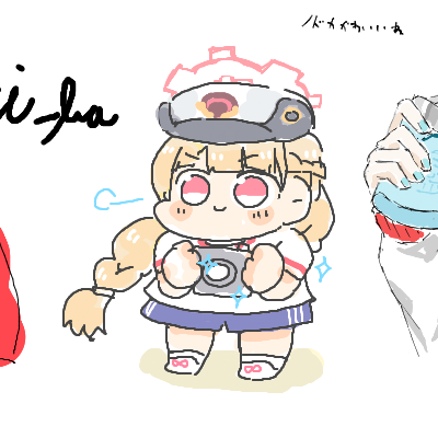 ノドカ「ブルアカの絵チャ( )お邪魔しました～～～!チアコトリすき 通常ノドカほしい。。」|伊奈葉✨👌のイラスト