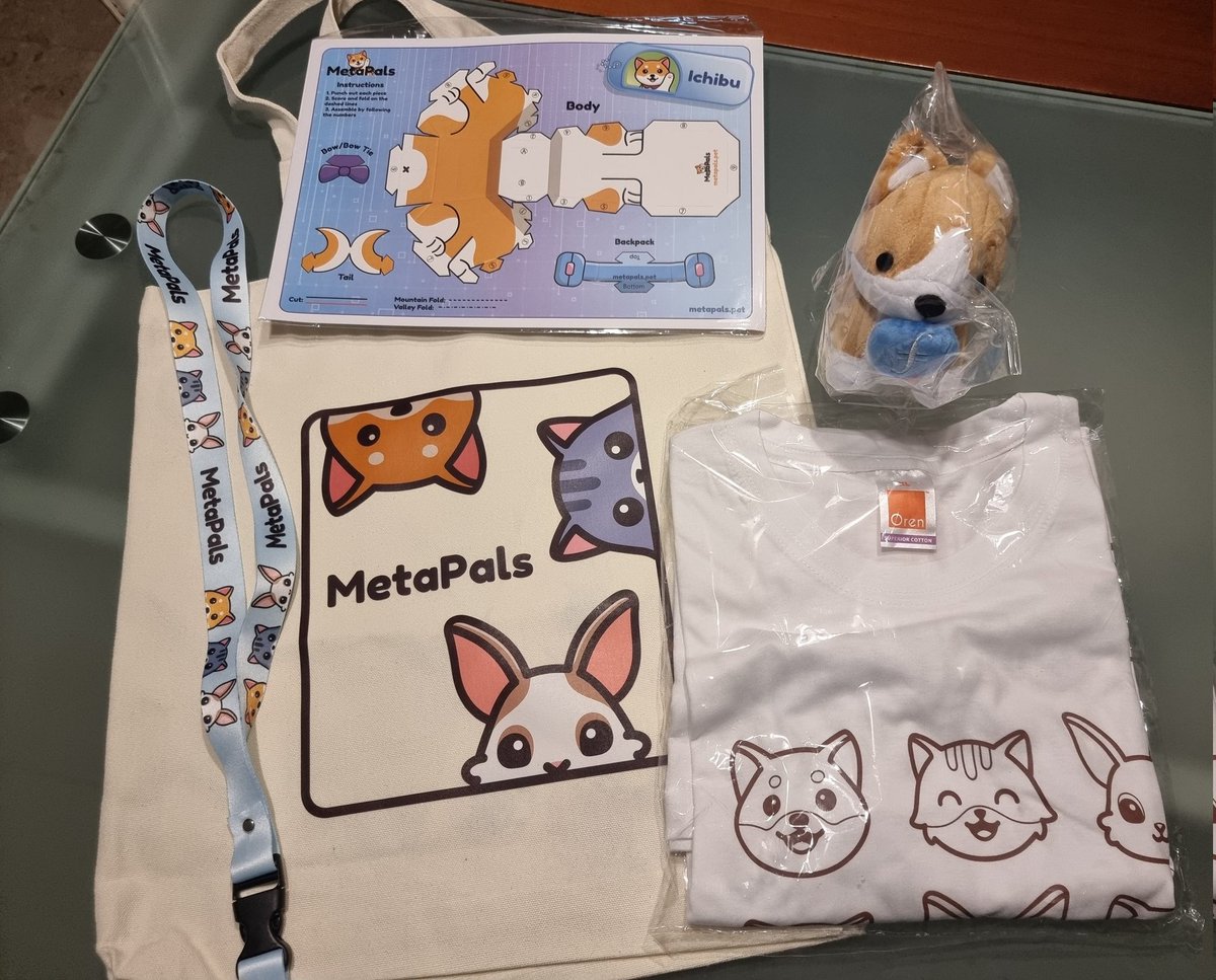 I say no to most merch but <a href="/MetaPals/">Metapals</a>  did something for me. Give them a follow, adopt a MetaPal (I'll retweet) -- and thank you Joey for the #FilSingapore invite!

#Filecoin #MetaPals #NFT #CryptoWallet #Web3