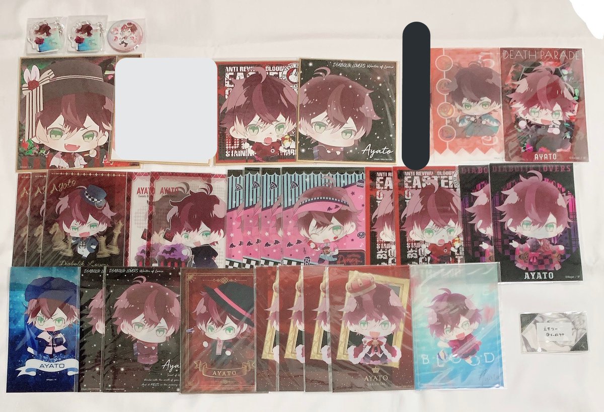 s_dl44's tweet photo. 【交換、譲渡】ディアラバ DIABOLIK LOVERS

譲)アヤト

求)同異種 スバル or 譲渡はツリー下画像ご参照ください

↓ https://t.co/KwUOamv1Lp
