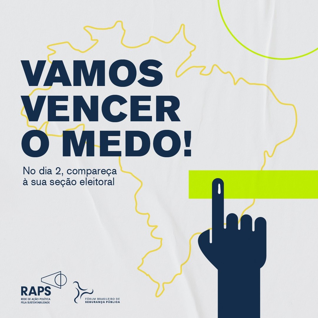 forumseguranca's tweet image. @forumseguranca e @RAPS_Brasil #votesemmedo