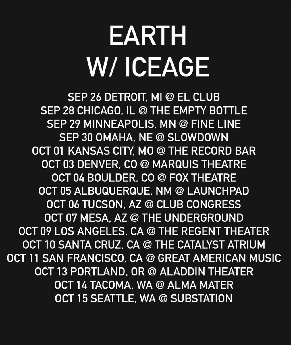 DETROIT, MI TONIGHT @elclubdetroit @earthseattle w/ Iceage See all info: thronesanddominions.Com/shows