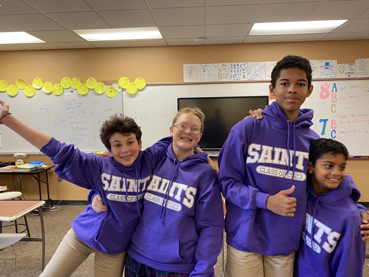 EskLovely's tweet photo. @esksaints It’s a big day at ESK! The tradition continues…congratulations 8th grade Saints! #thisisesk https://t.co/gn70O7sbAC